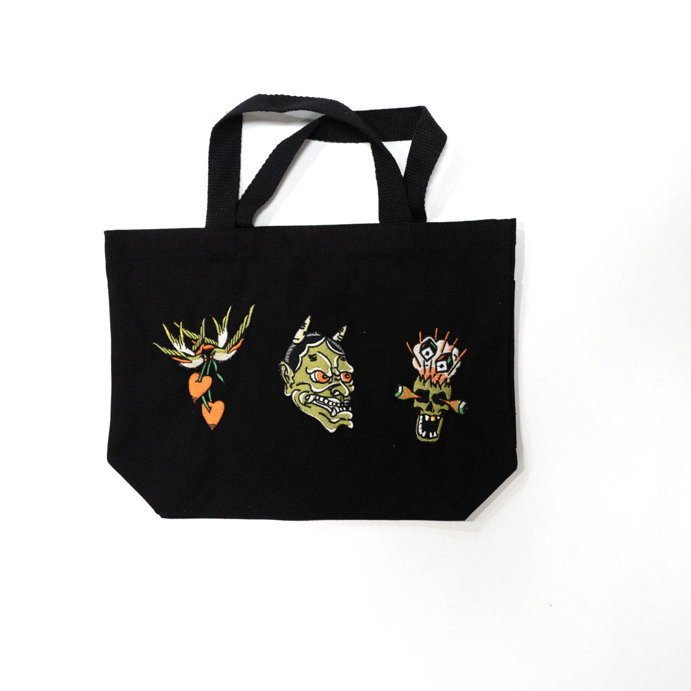 Small Canvas Tote Bag - Sparrows