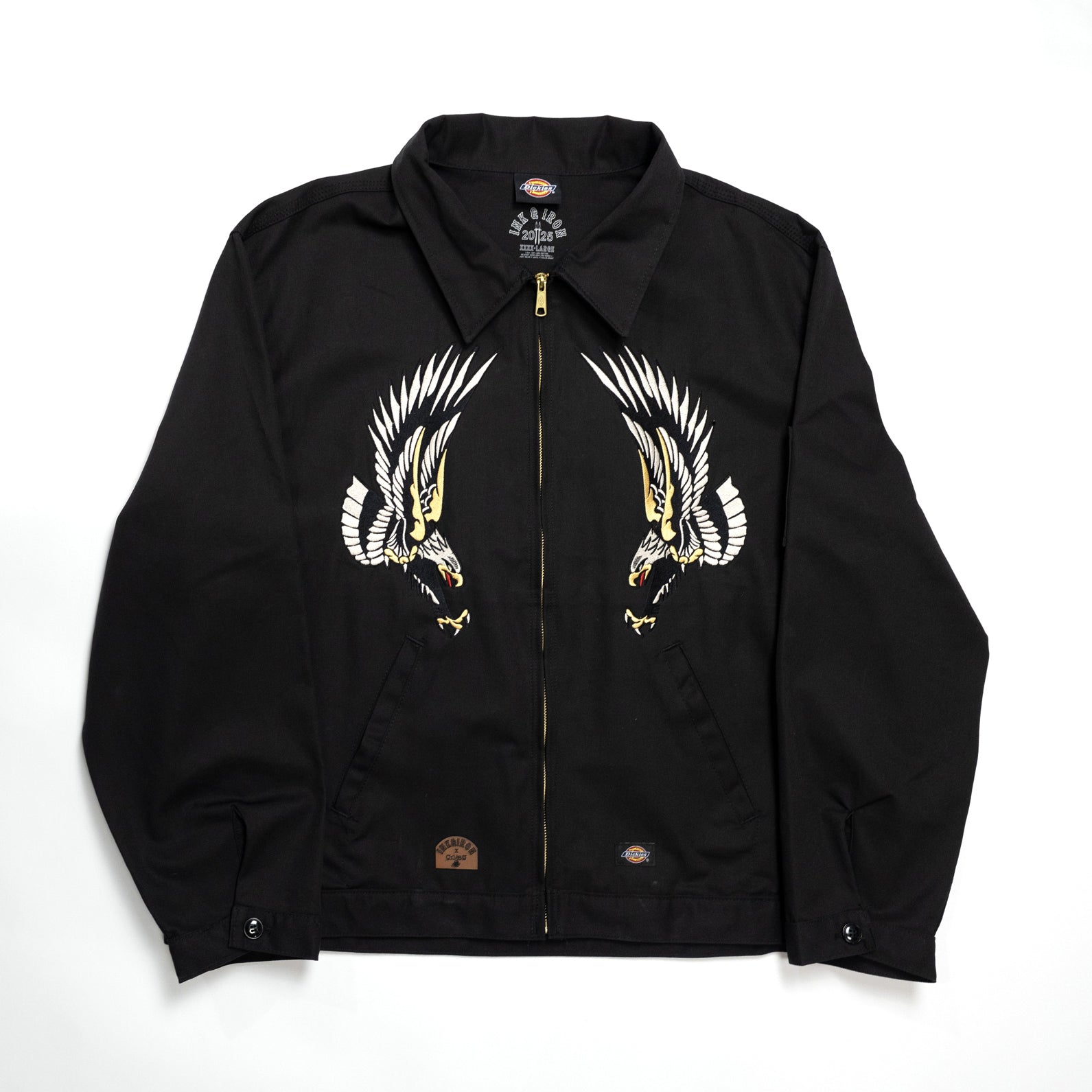 Dickies Eisenhower Jacket - Black Eagles (size 4XL)