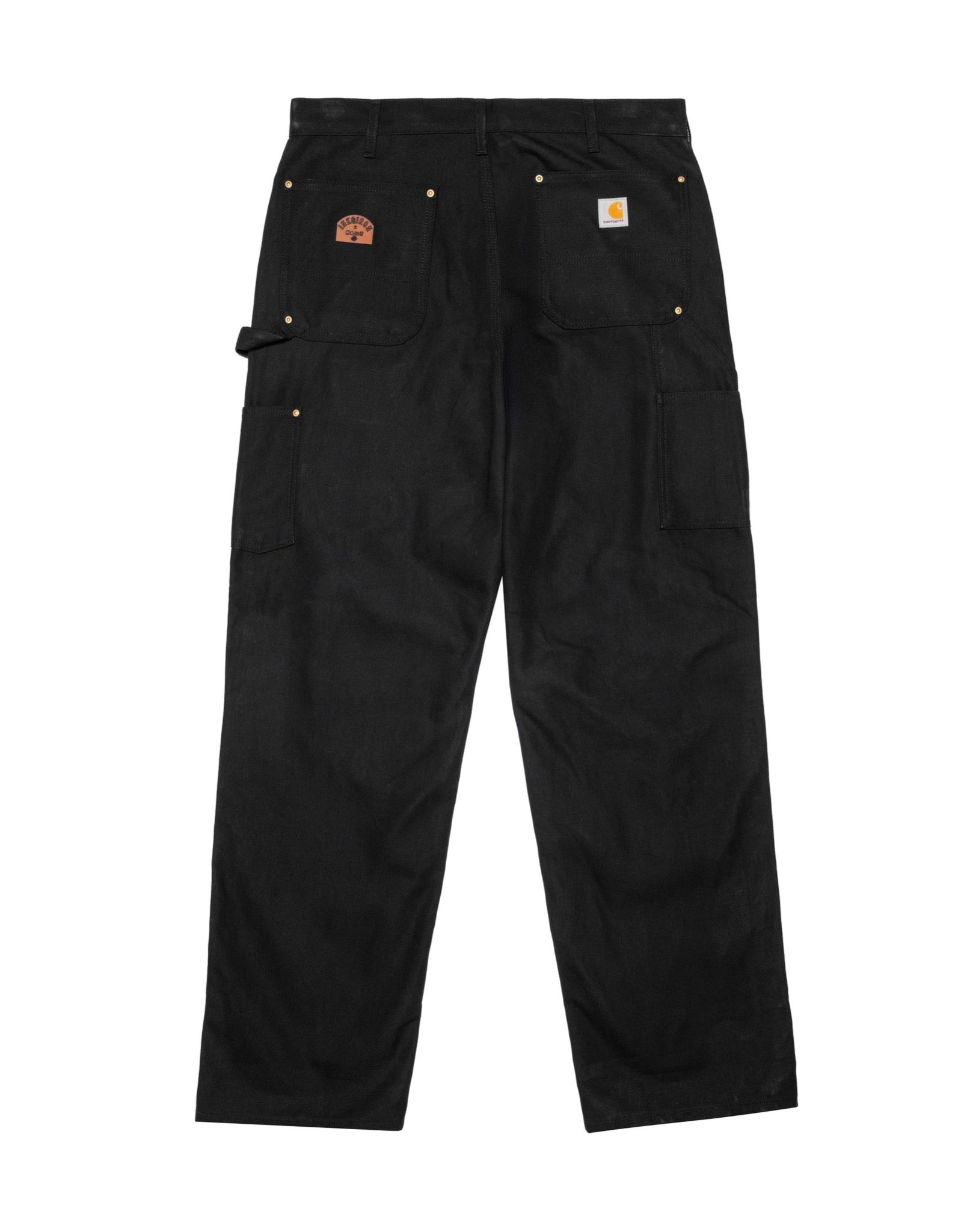 Embroidered Carhartt Double Knee Pants - Black III